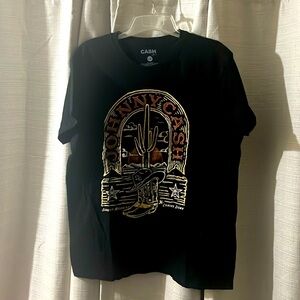 Johnny Cash Graphic t shirt large